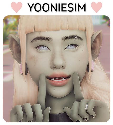 yooniesim|Imperfection Teeth Set – @yooniesim on Tumblr.